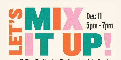 Let's Mix It Up! Holiday Networking Event