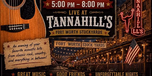 John Geyerman solo acoustic LIVE at Tannahill\u2019s Ft Worth