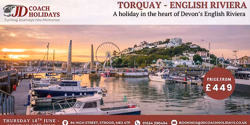 Torquay - English Riviera, inc Coach Travel