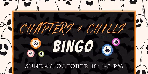October Chapters & Chills Bingo
