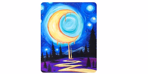Calgary\u2019s Paint & Sip Experience at Raw Canvas: $25 Tuesday, Level 1