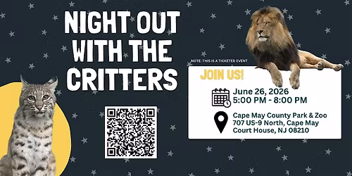 Night Out with the Critters 2026