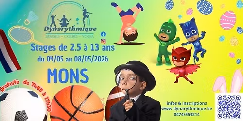 STAGES DYNARYTHMIQUE Printemps 2026 MONS