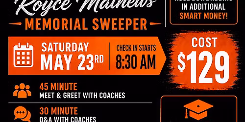 Royce Mathews Memorial Sweeper\/Clinic