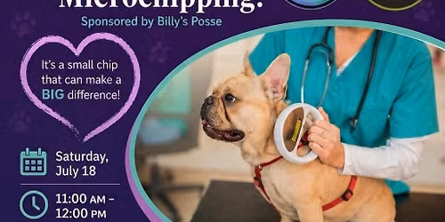 Free Dog Microchip Clinic-Bentley's PETstuff Oak Creek