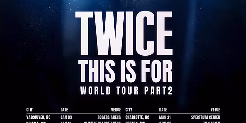Twice Amsterdam Tickets