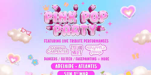The Pink Pop Party is coming to Adelaide!