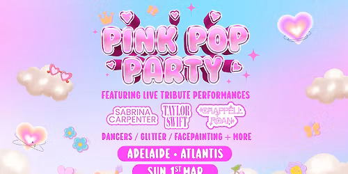 The Pink Pop Party is coming to Adelaide!