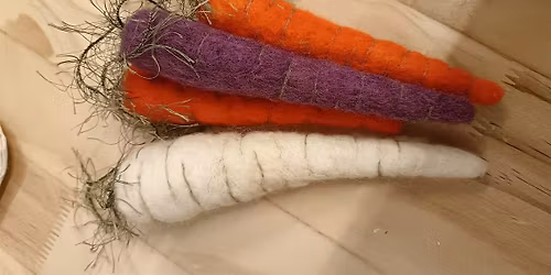 Needle Felted life like Veg - Charlotte's Crafty Corner (11.00am & 6.00pm)