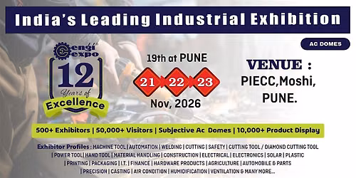 19th Engiexpo Pune 2026 | Industrial Exhibition 2026