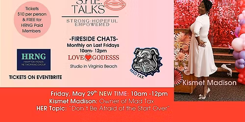 S.H.E. Talks May 2026 Fireside Chat with Kismet Madison