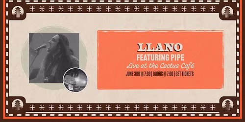 Llano ft Pipe Live at The Cactus Cafe!