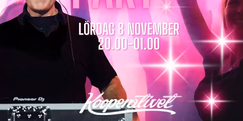 Nightlife 40+ party p\u00e5 Kooperativet