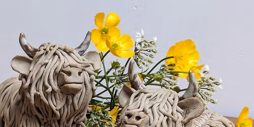 Highland Cow - Pottery Workshop - FULLY BOOKED