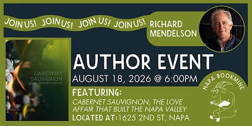 Author Event: Cabernet Sauvignon by Richard Mendelson