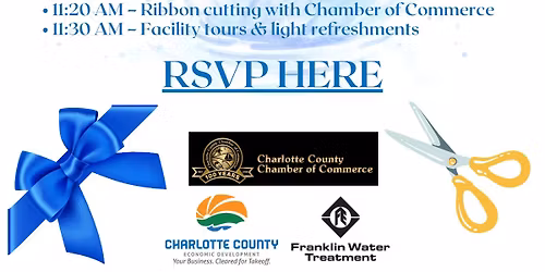 Franklin Water Treatment Ribbon Cutting