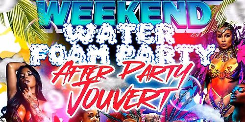 Carnival weekend water  foam party after  jouvert 2k26