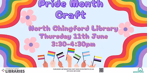 Pride Month Craft at North Chingford Library