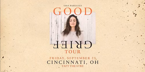 Sara Bareilles: The Good Grief Tour