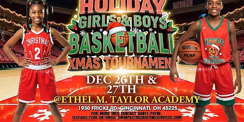 The JH and Freshman Holiday Girls and Boys Basketball Xmas Tournament