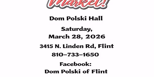 Flea Market - Vendors needed