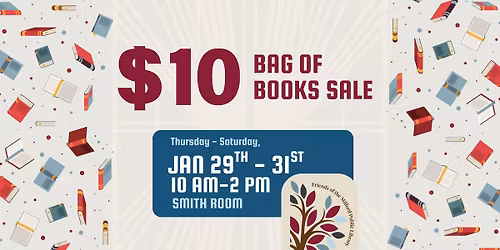$10.00 Bag of Books Sale