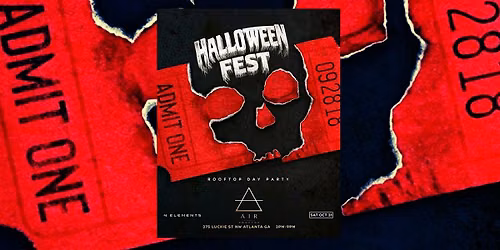 HALLOWEEN FEST ROOFTOP DAY PARTY | HALLOWEEN WKND