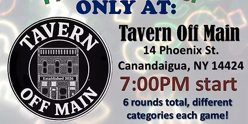 Trivia at Tavern Off Main!