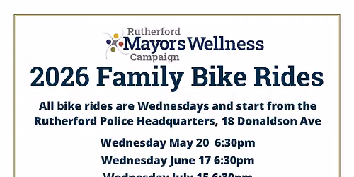 Mayor's Wellness Campaign 2026 Family Bike Rides