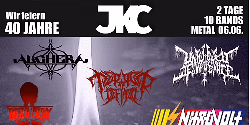 40 Jahre JKC Teil 1: Metal Night mit 5 Bands!