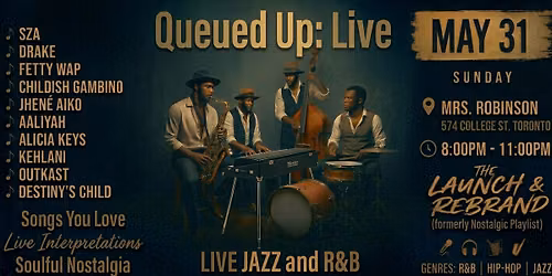 Queued Up: Live Jazz and R&B