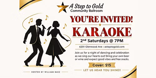 Karaoke Night at A Step To Gold Community Ballroom