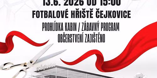 Nov\u00e9 fotbalov\u00e9 kabiny - slavnostn\u00ed otev\u0159en\u00ed