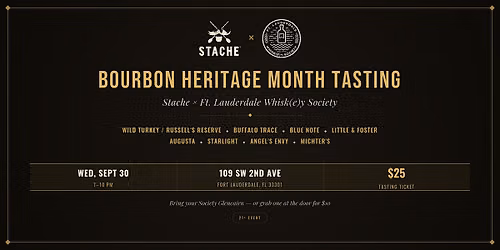 Ft Lauderdale Whiskey Society Bourbon Fest 2026