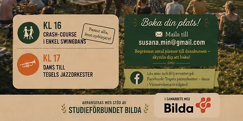 Tegels jazzorkester bjuder in till dans i Vinterviken!