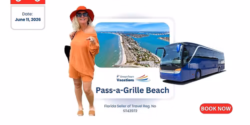 \ud83c\udf34 Pass-A-Grille Beach Day \u2600\ufe0f | Departing from The Villages\u00ae