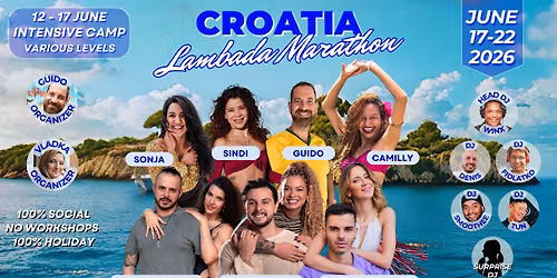 Croatia Lambada Marathon 2026 \u2013 2nd Edition | June 17\u201322