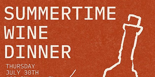 Summertime Wine Dinner