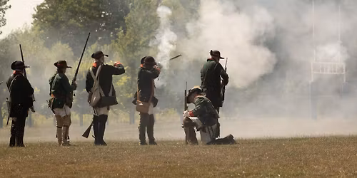 Reenactment at Fort Trumbull State Park