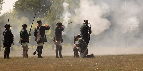 Reenactment at Fort Trumbull State Park