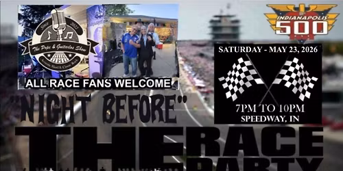 The Pope & Guitarlos Show at Barry & Jean's "Night Before The Race Party" \ud83c\udfc1OPEN TO ALL RACE FANS\ud83c\udfc1