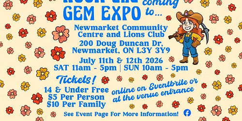 Newmarket Rock and Gem Expo