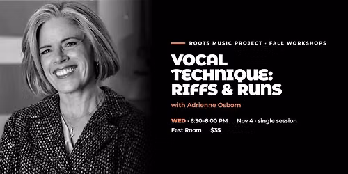 RMP WORKSHOP: Vocal Technique Masterclass: Riffs and Runs