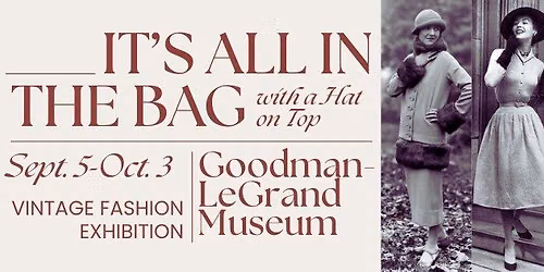 Special Exhibit: It's All in the Bag with a Hat on Top Vintage Accessory Display