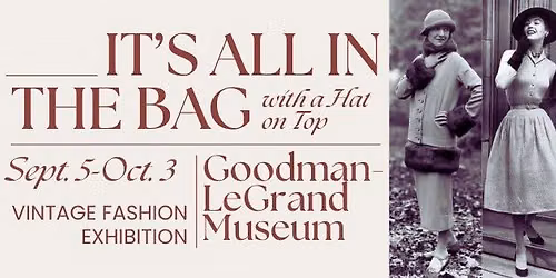 Special Exhibit: It's All in the Bag with a Hat on Top Vintage Accessory Display