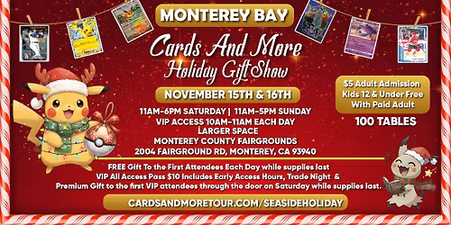 Monterey Bay Cards and More Holiday Gift Show