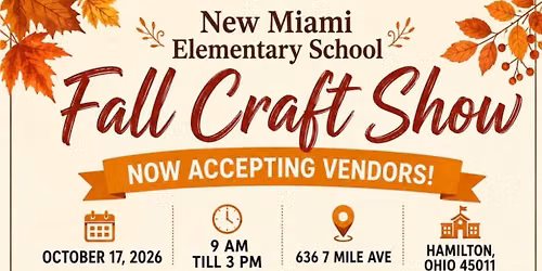 New Miami Elementary School Fall Craft Show