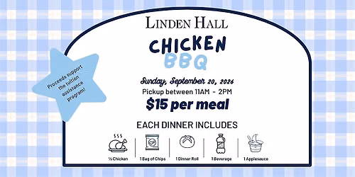 Linden Hall Chicken BBQ Fundraiser