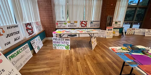 POSTER MAKING PARTY for No Kings 3