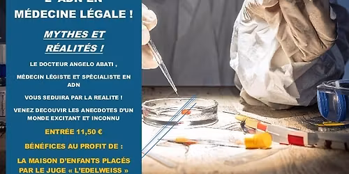 ADN en m\u00e9decine l\u00e9gale . Par le docteur Abati.
